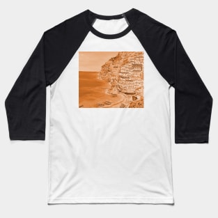 Positano Sepia Baseball T-Shirt